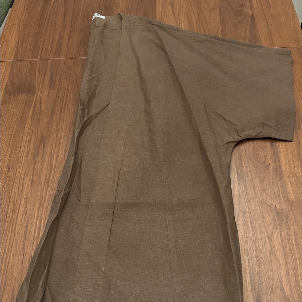 AURA Linen Open Jacket